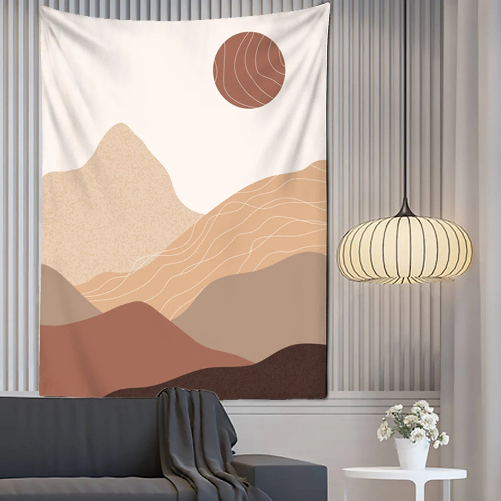 014 - Bohemian Microfiber Tapestry Wall Hanging