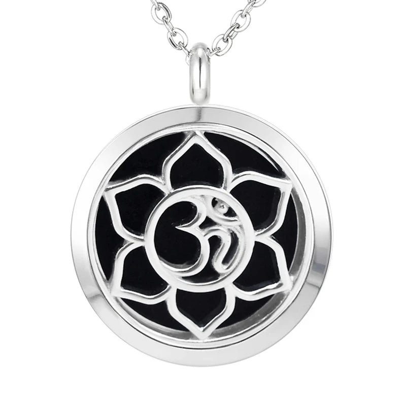 012 - Chakra Aromatherapy Pendant Necklace for Essential Oils