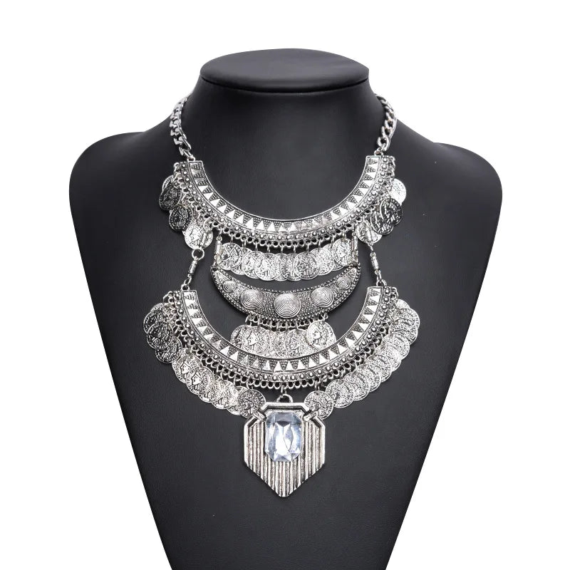 001 - Vintage Maxi Statement Necklace