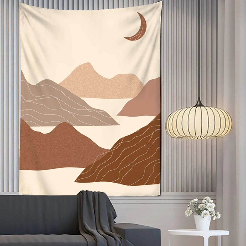 014 - Bohemian Microfiber Tapestry Wall Hanging