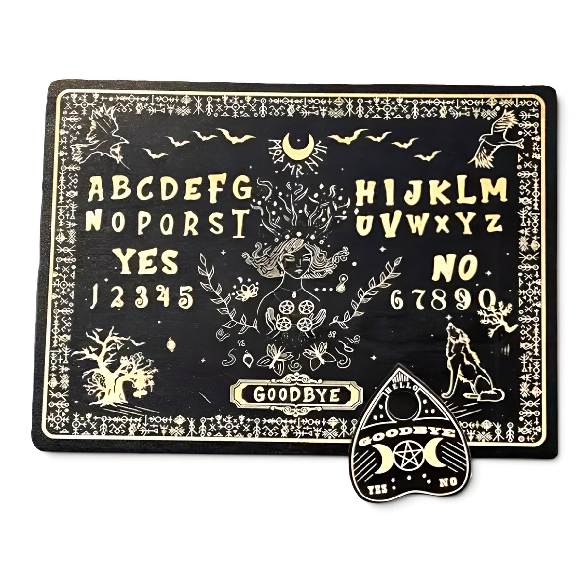 002 - Mini "Ouija" Talking Spirit Board for Divination