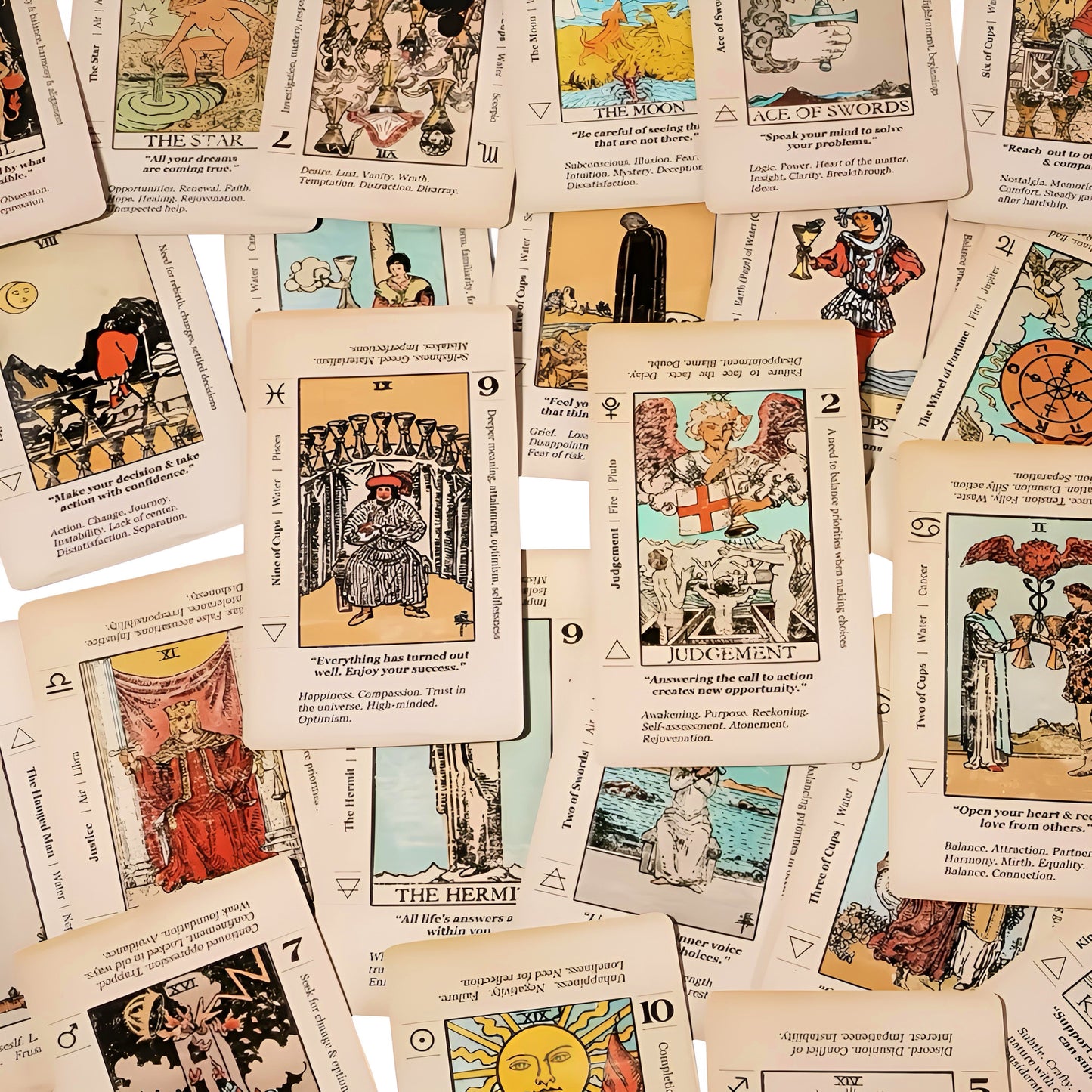 005 - Learning Deck Meaning Tarot Deck with Tin