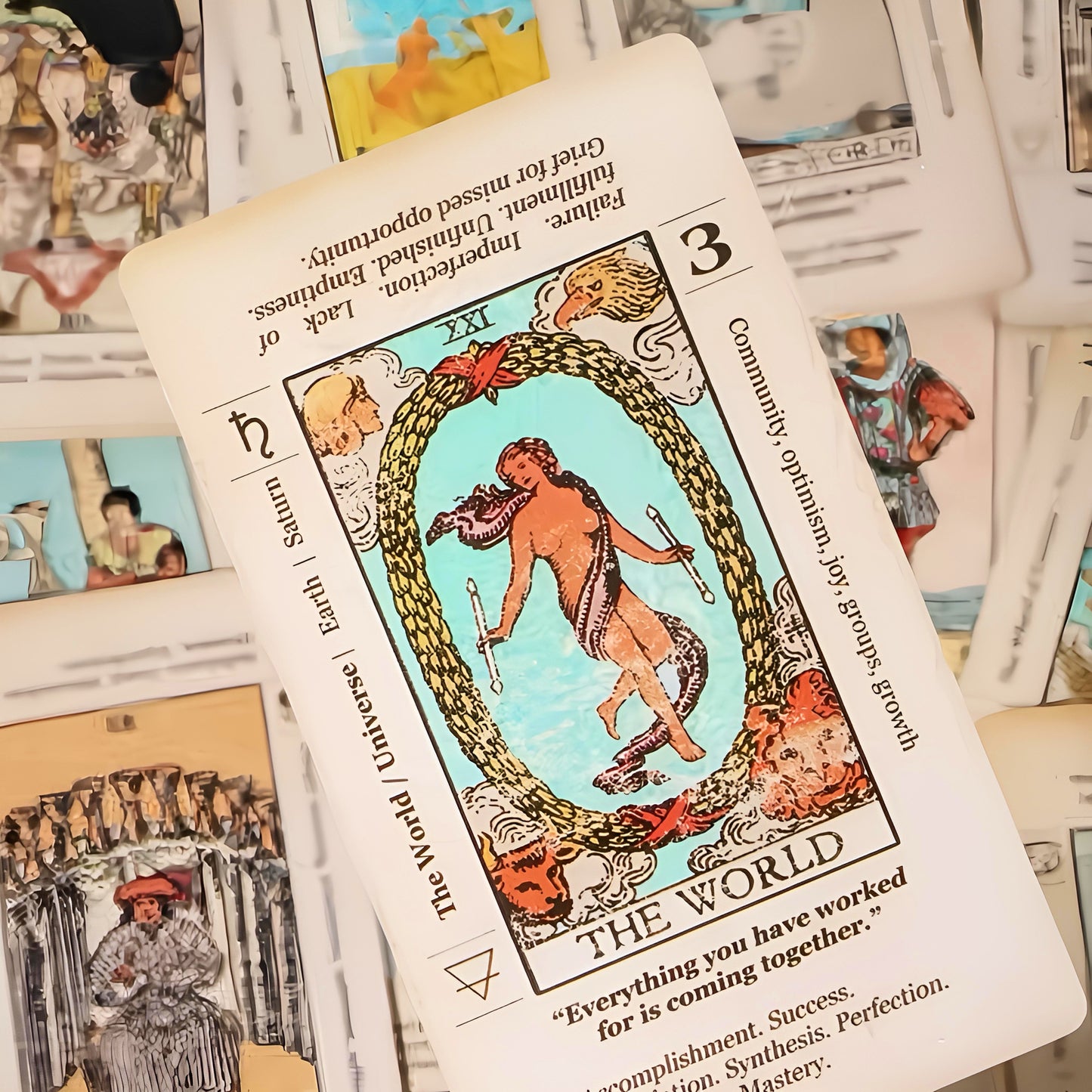 005 - Learning Deck Meaning Tarot Deck with Tin