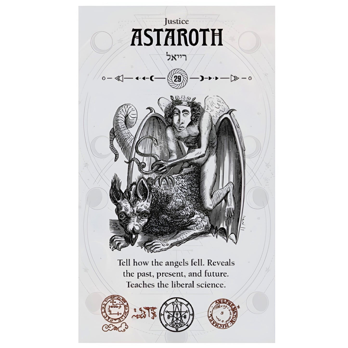 005 - Occult Tarot Deck for Occult Divination