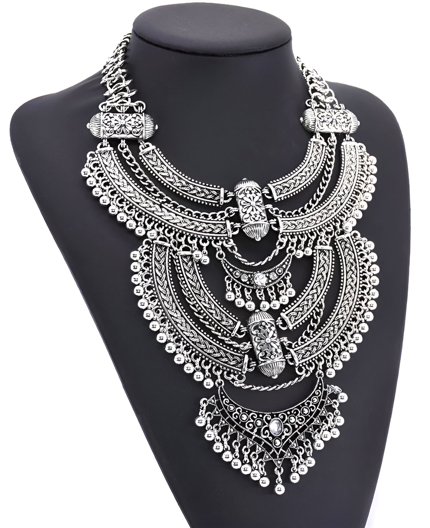 001 - Vintage Maxi Statement Necklace