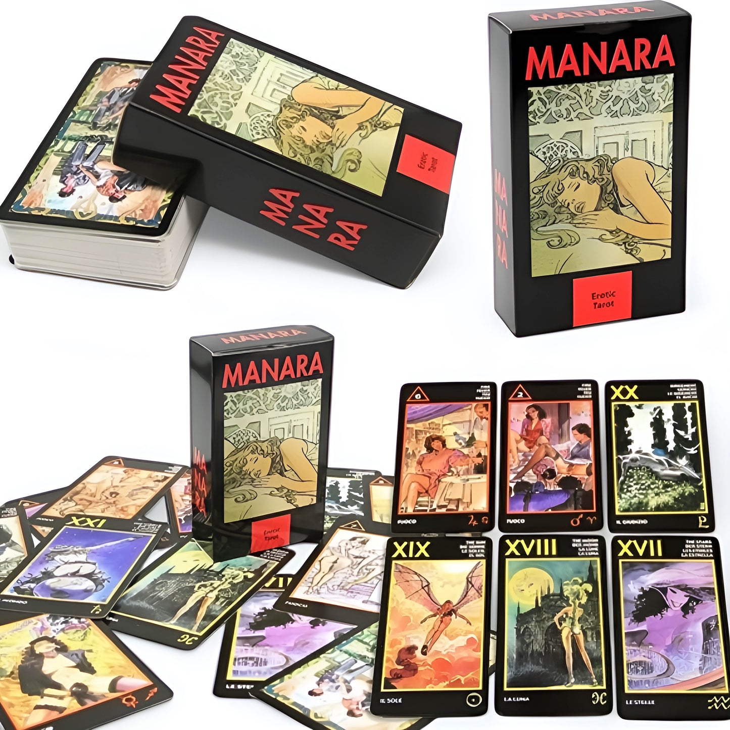 005 - Manara Erotic Tarot Deck for Sexual Divination