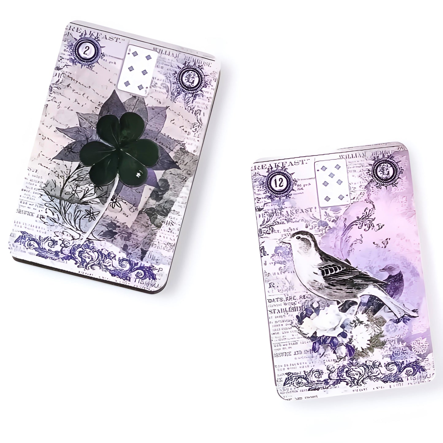005 - Baraja Lavanda Lenormand Oráculo 42 Cartas