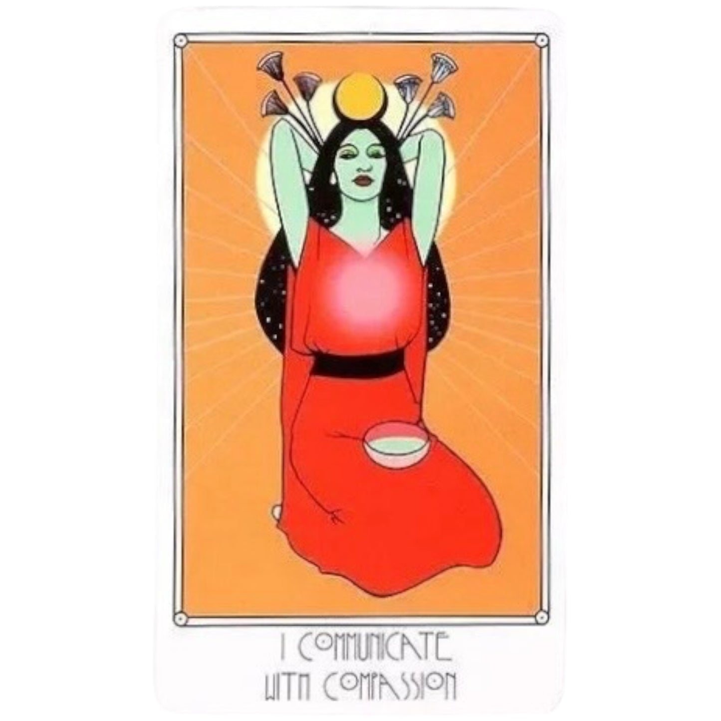 005 - Amenti Oracle 42 Cards Feather Heart Deck