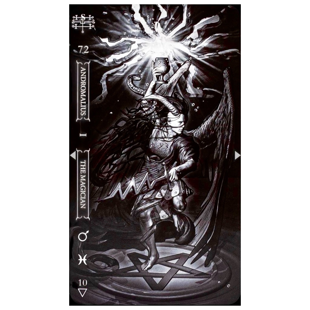 005 - Goetia: Tarot In Darkness Deck for Demonic Divination