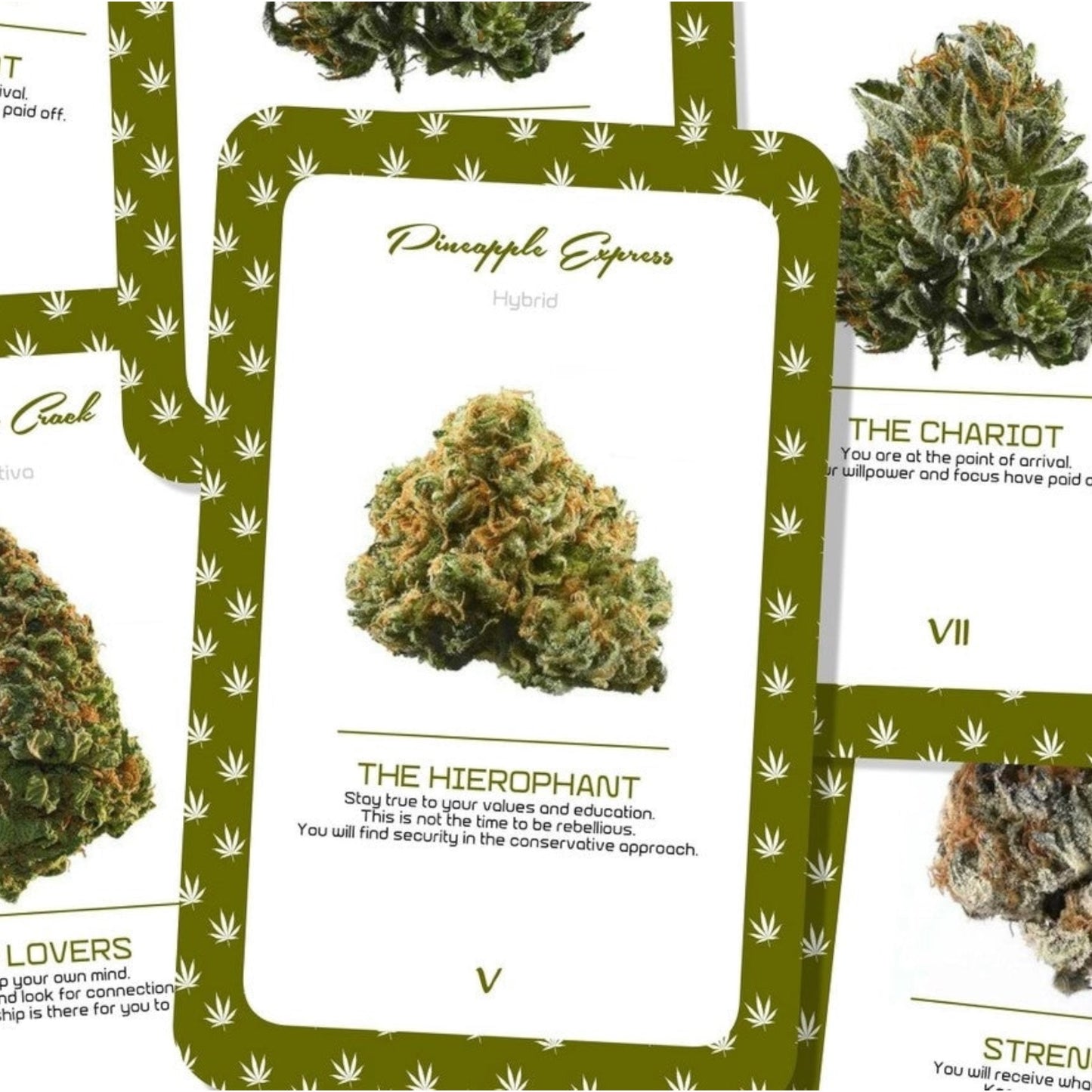 005 - Cannabis Oracle Tarot 4/20 - 22 Major Arcana Deck