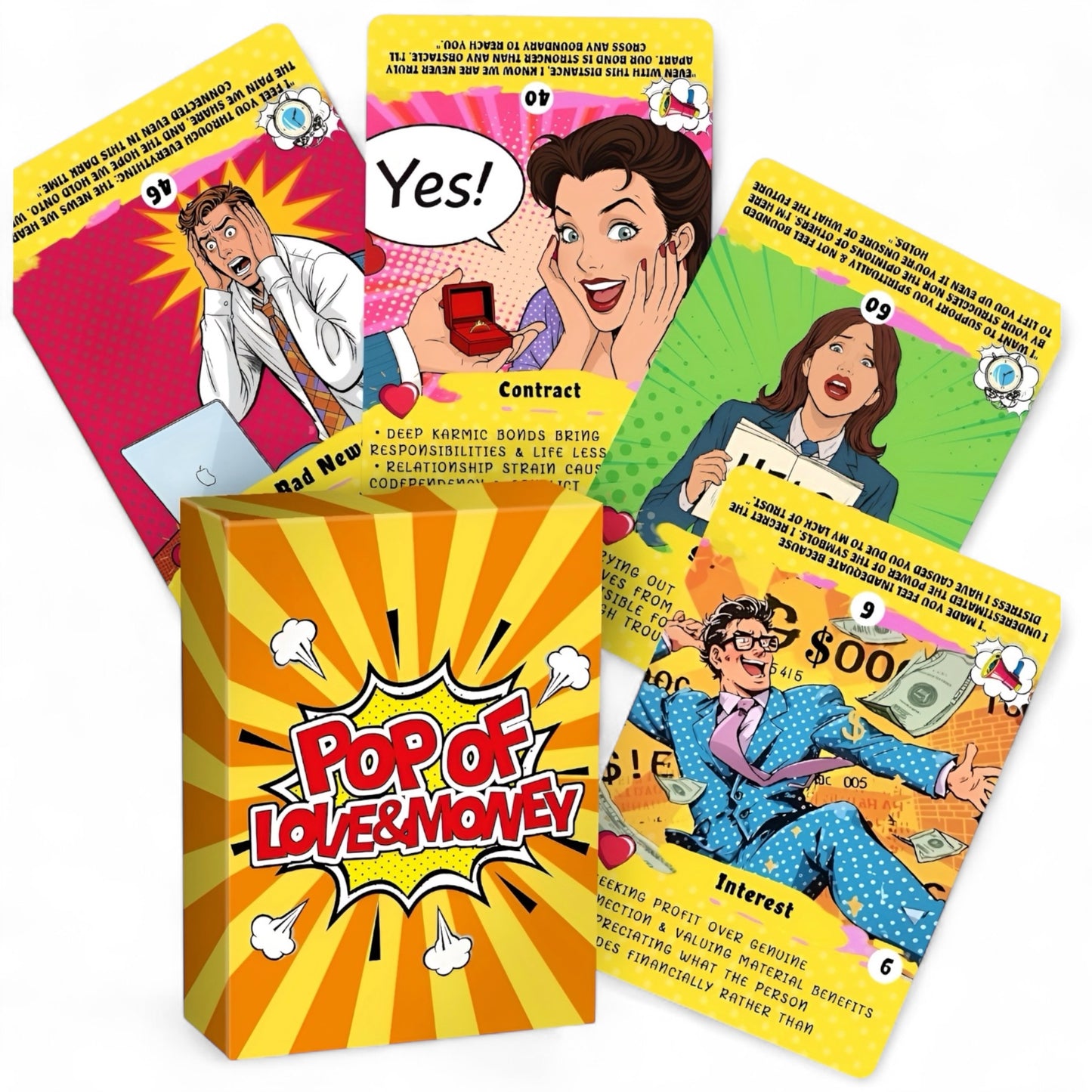 005 - Pop Comics Love & Money 75 Cards Oracle Deck