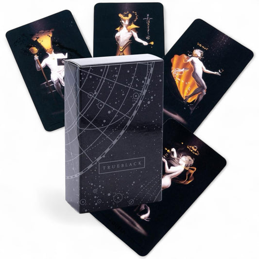005 - True Black Tarot Deck for Divination