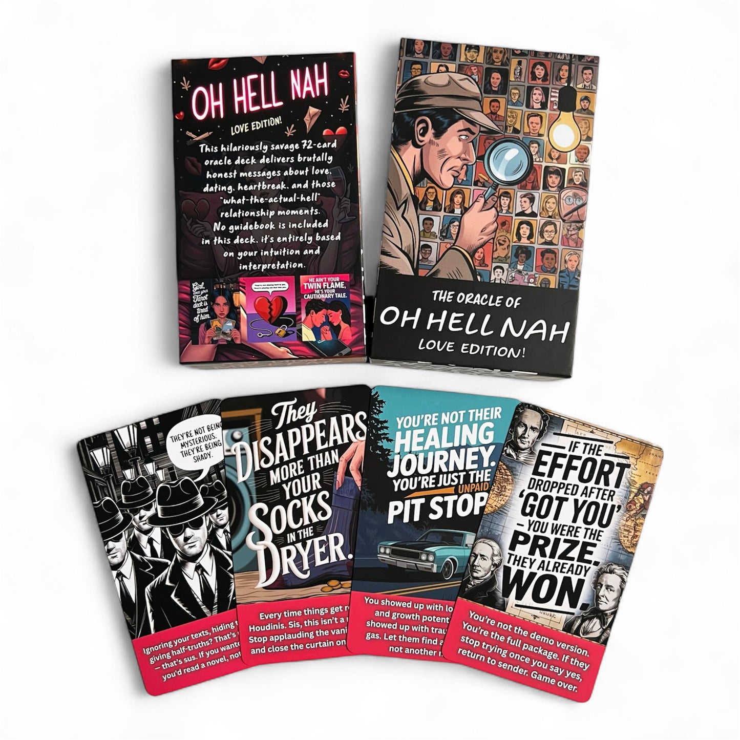 005 - The Oracle of OH HELL NAH 72 Cards Oracle Deck Love Edition!
