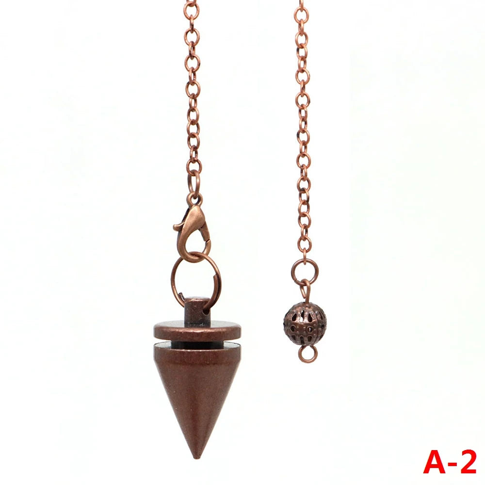 004 - Brass-Plated Copper Cone Pendulum