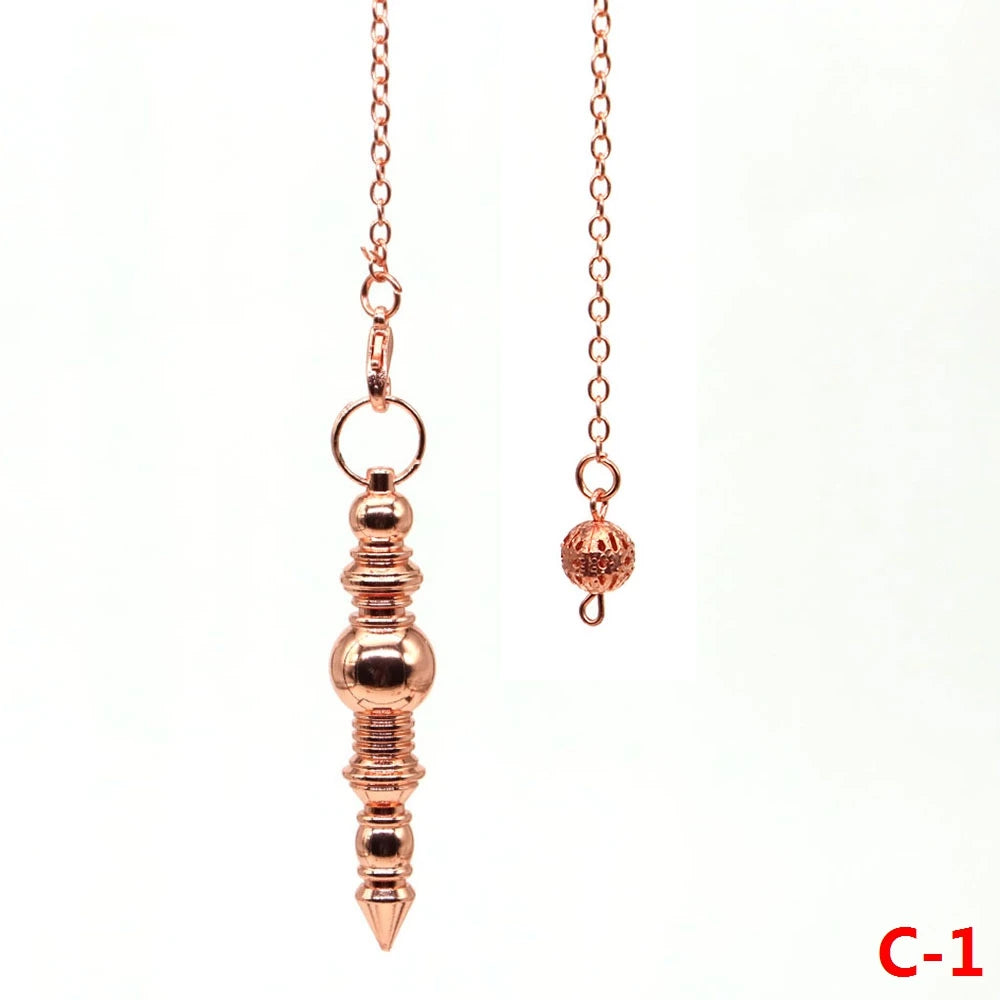 004 - Brass-Plated Copper Cone Pendulum