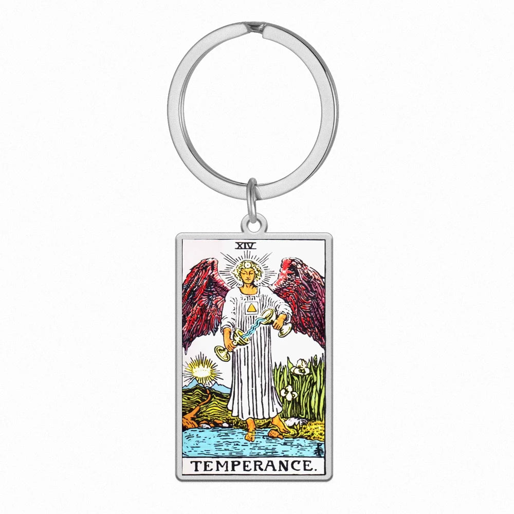 014 - Original Tarot Cards Major Arcana Keychain