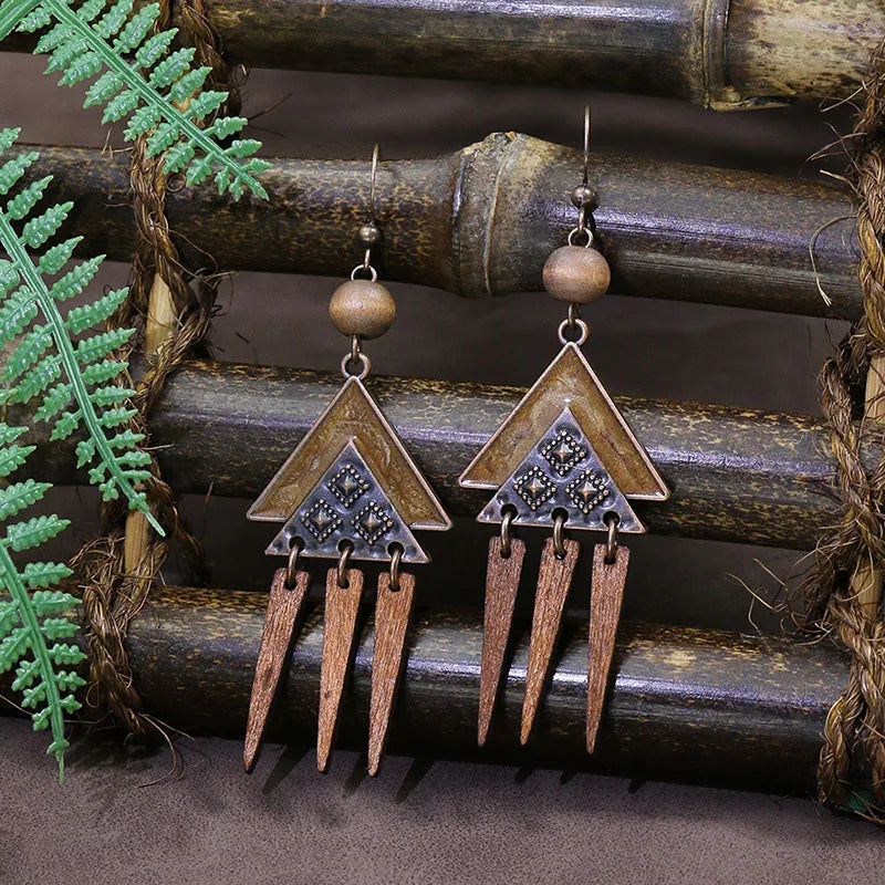 011 - Vintage Bohemian Fashion Drop Earrings