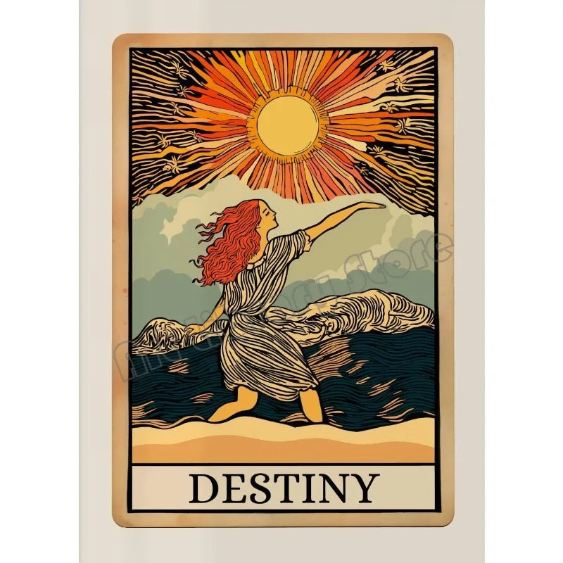 009 - The Audacity Tarot Canvas Print Wall Art