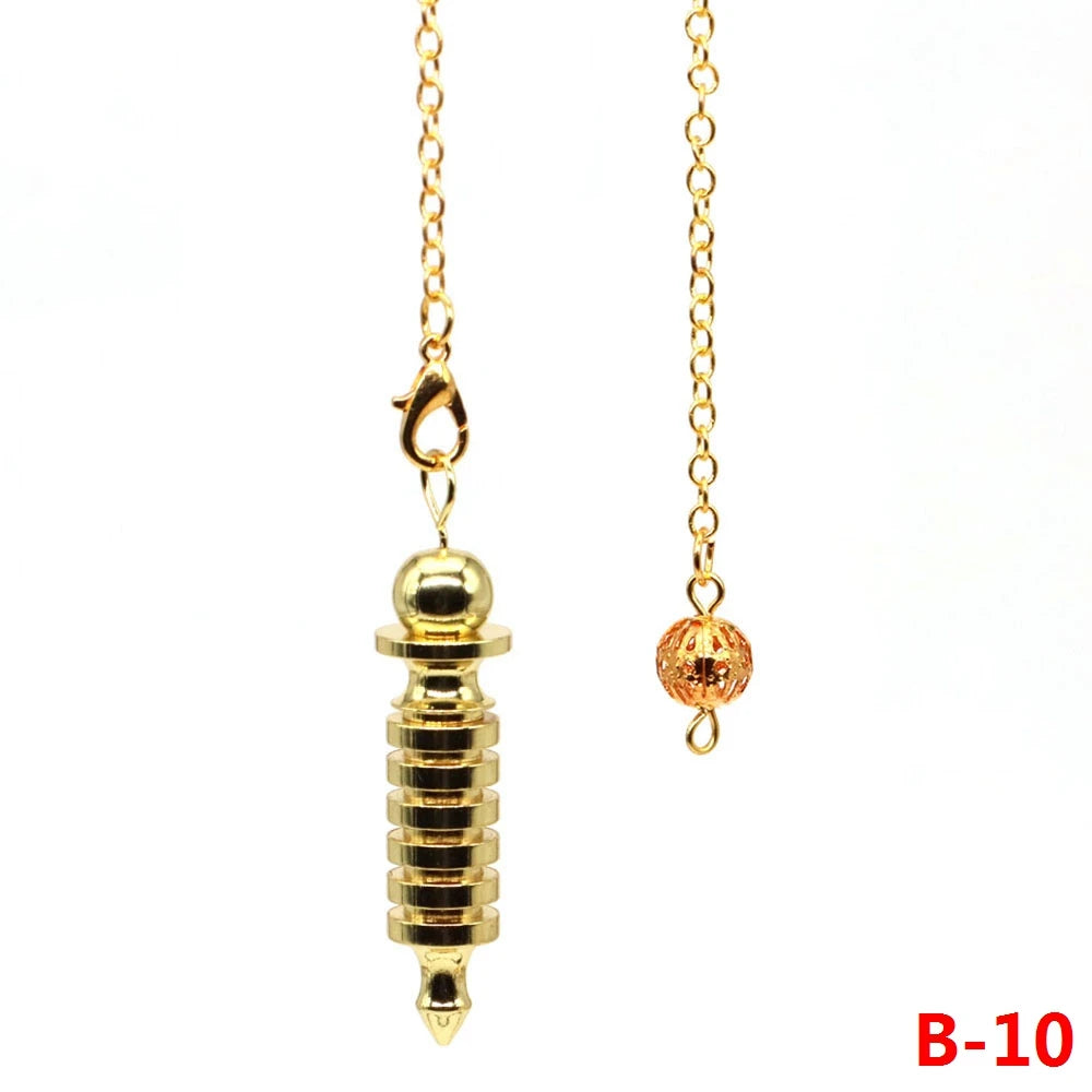 004 - Brass-Plated Copper Cone Pendulum