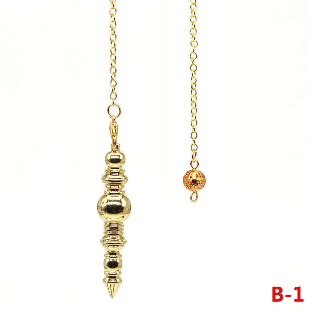 004 - Brass-Plated Copper Cone Pendulum