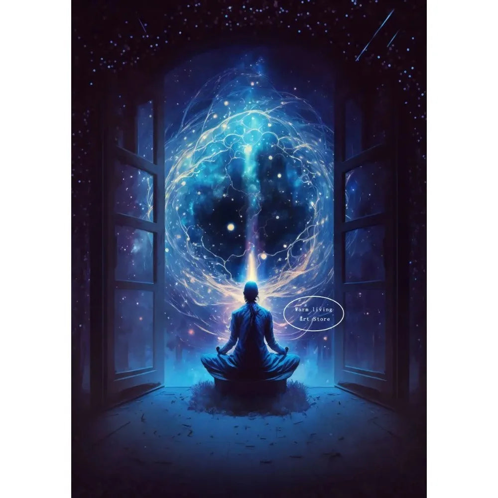 012 - Reiki Principles & Symbols Lotus Canvas Print Wall Art