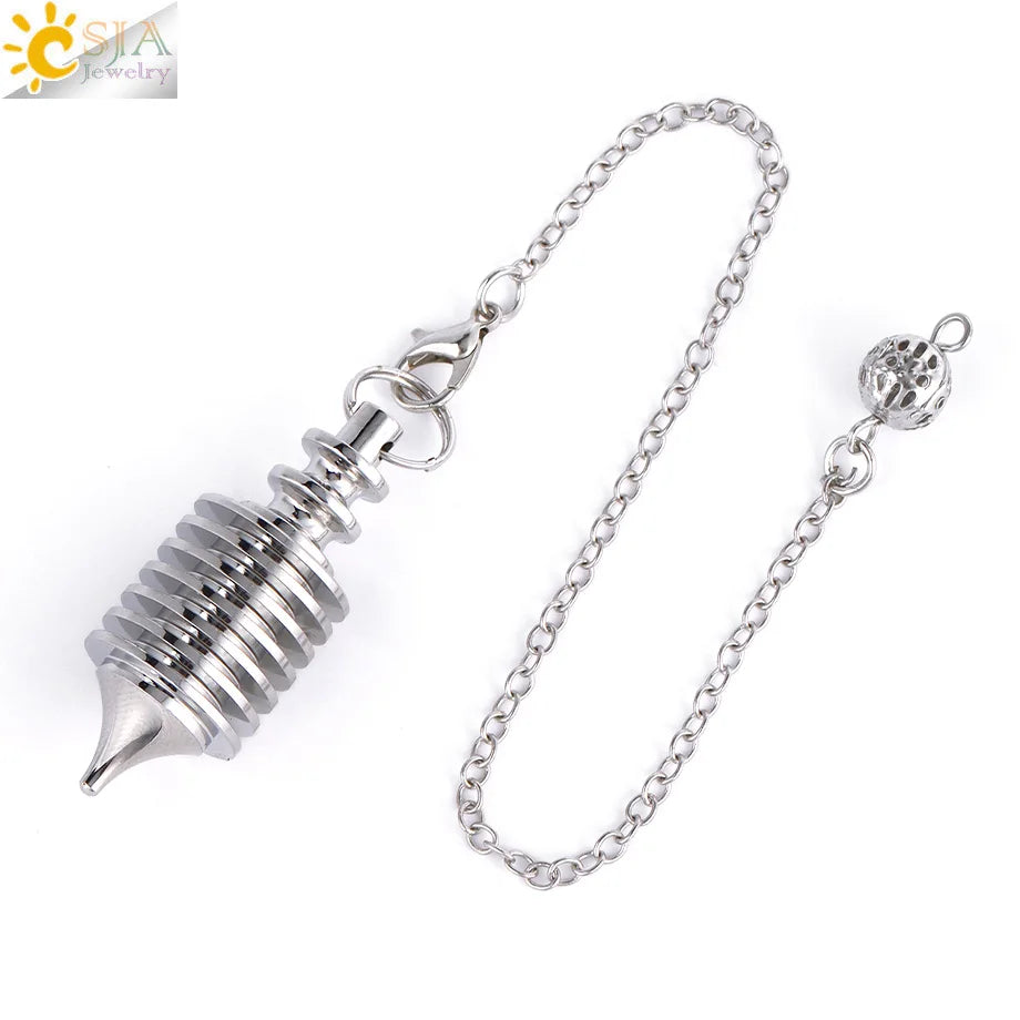 002 - Metal Esoteric Pendulum for Dowsing Divination