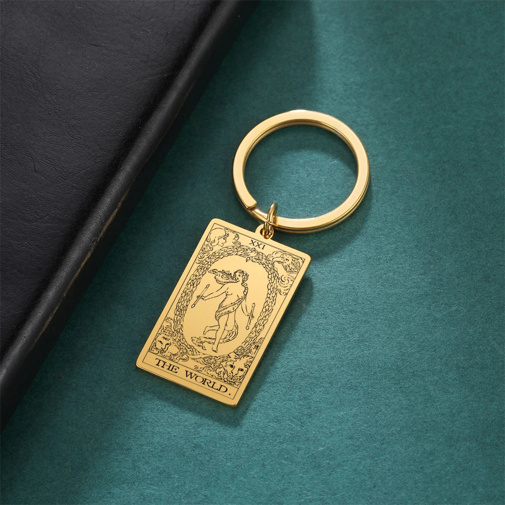 014 - Original Tarot Cards Major Arcana Keychain