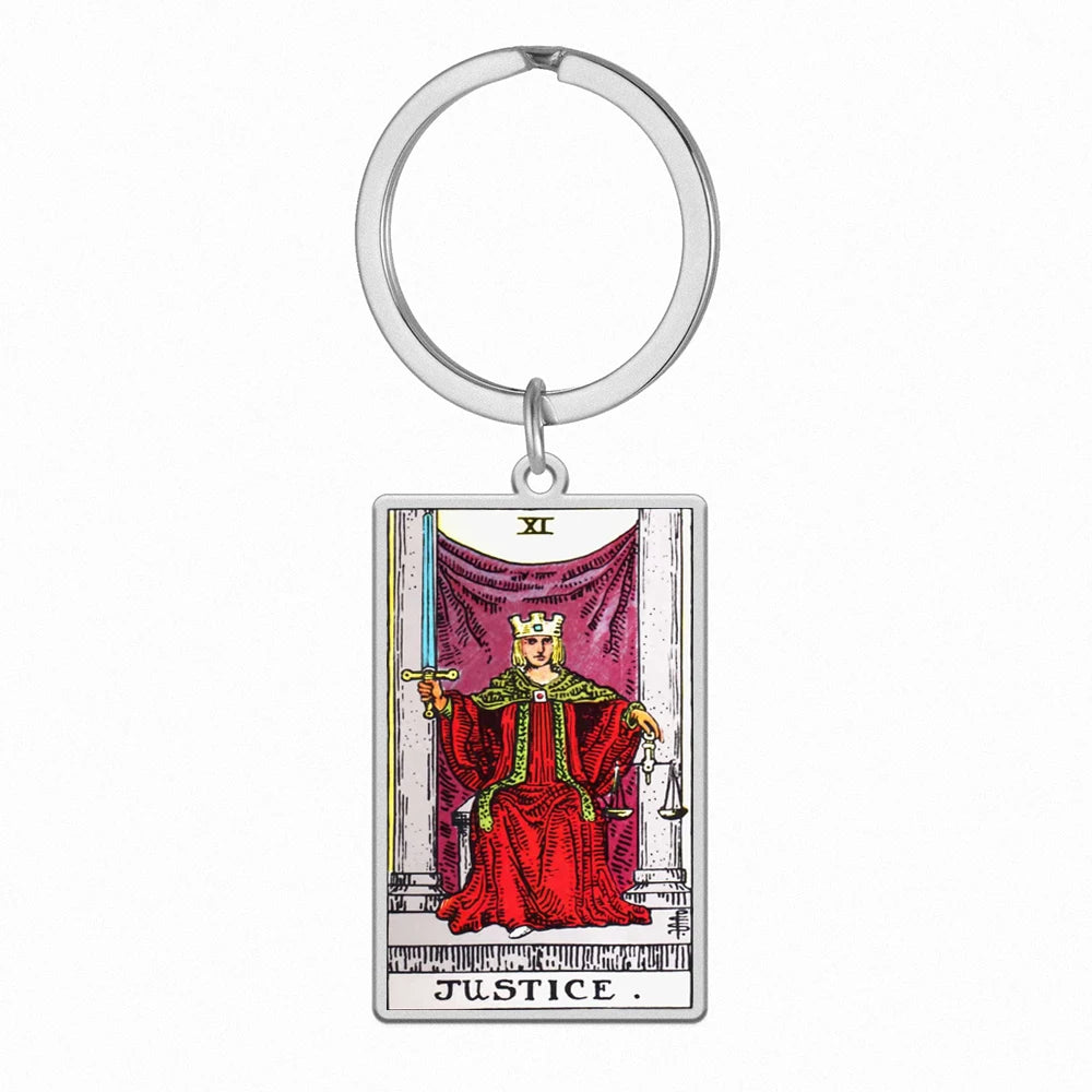 014 - Original Tarot Cards Major Arcana Keychain