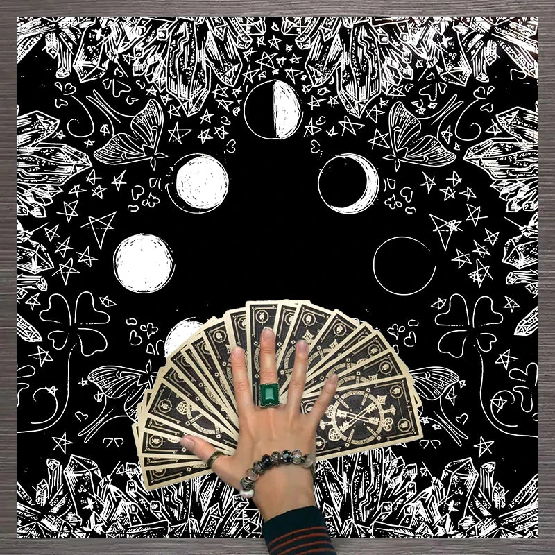 Twelve constellations tarot astrology altar cloth
