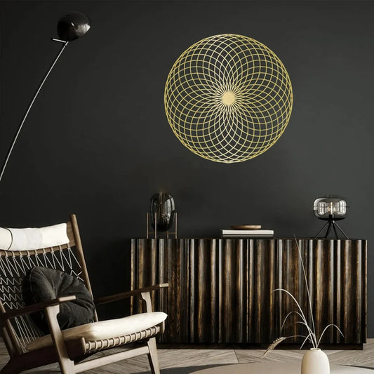 009 - The Torus Sacred Geometry Metal Wall Art