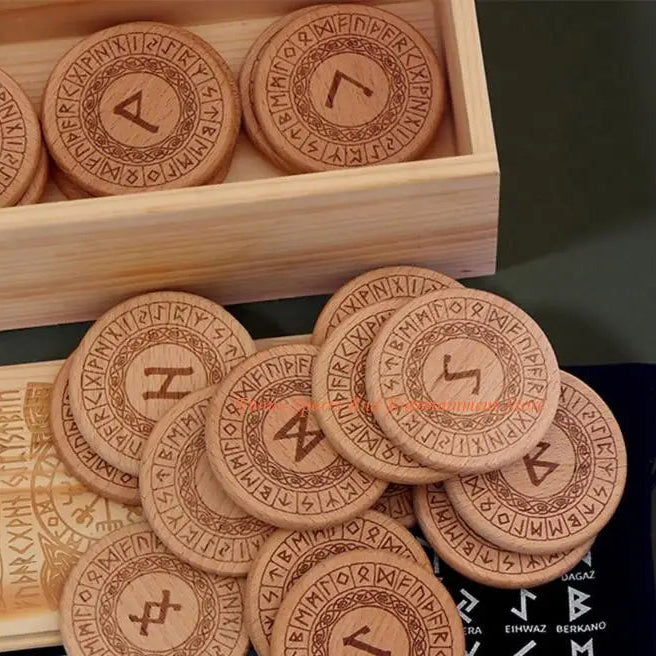 002 - Ancient Norse Runes 24pc Divination Set