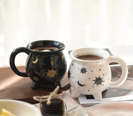 014 - Sun Moon Witchy Cauldron  Mug