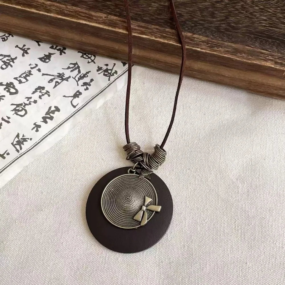 011 - Earthsong Vintage Boho Pendant Necklace