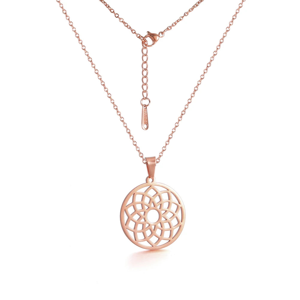 011 - Seven Chakras Symbol Pendant Necklace
