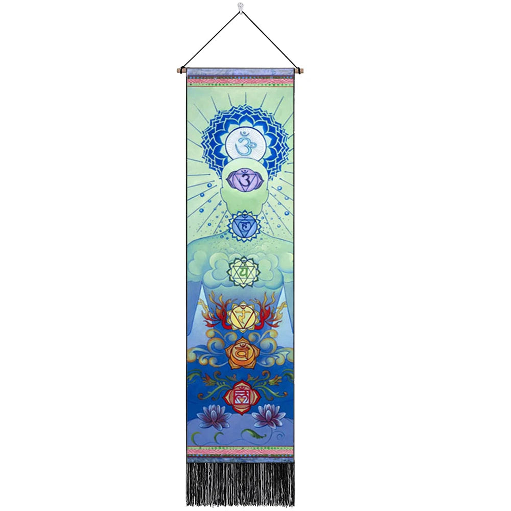 012 - Seven Chakra Tapestry Wall Hanging