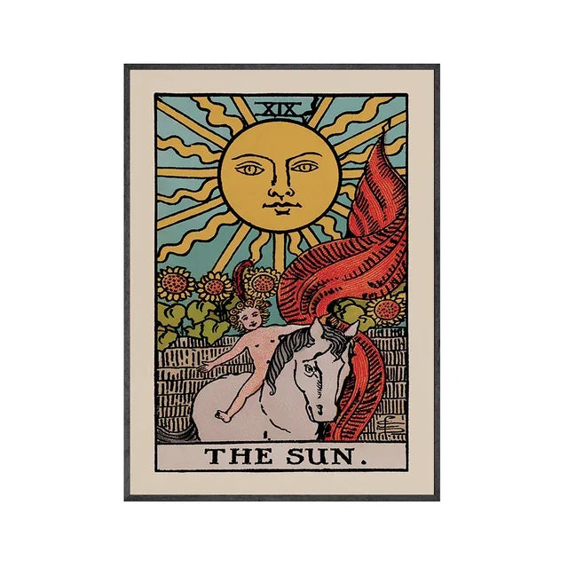 009 - Classic Tarot Canvas Print Wall Art