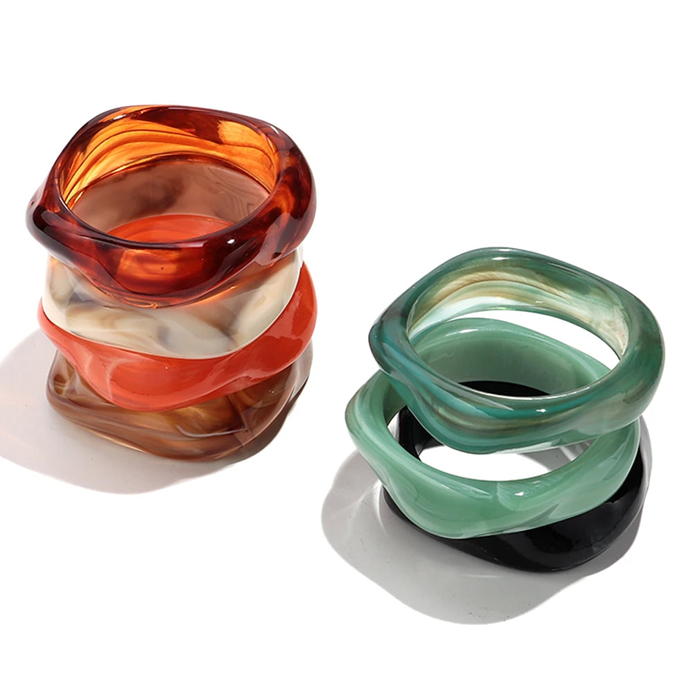 011 - Candy Coated Stackable Bangle Bracelet