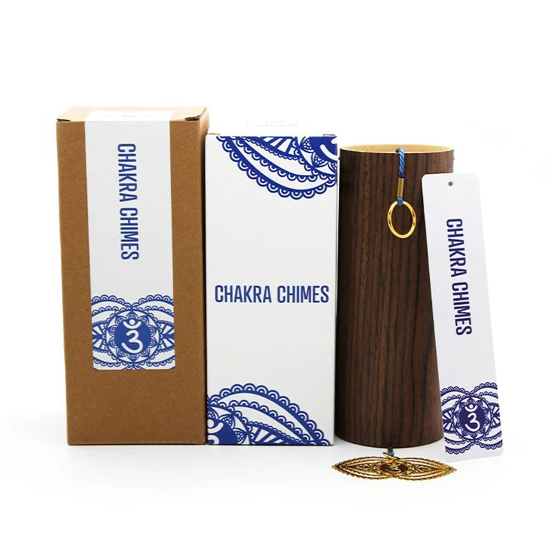 012 - 7 Chakras Bamboo Wind Chimes for Attracting Positive Energy