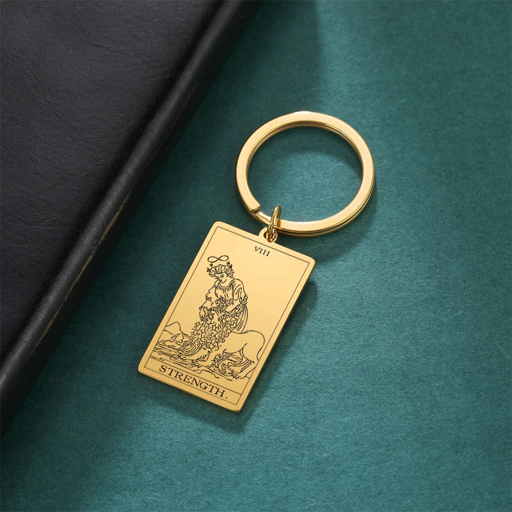 014 - Original Tarot Cards Major Arcana Keychain