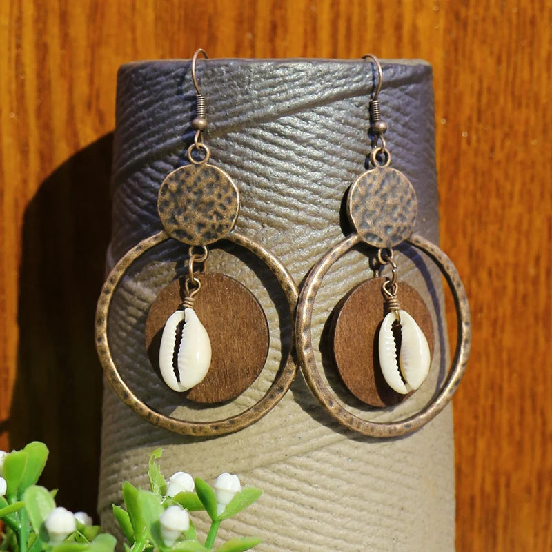 011 - Vintage Bohemian Drop Dangle Earrings