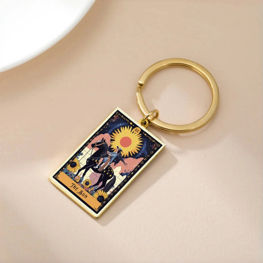014 - Punk Tarot Cards Keychain