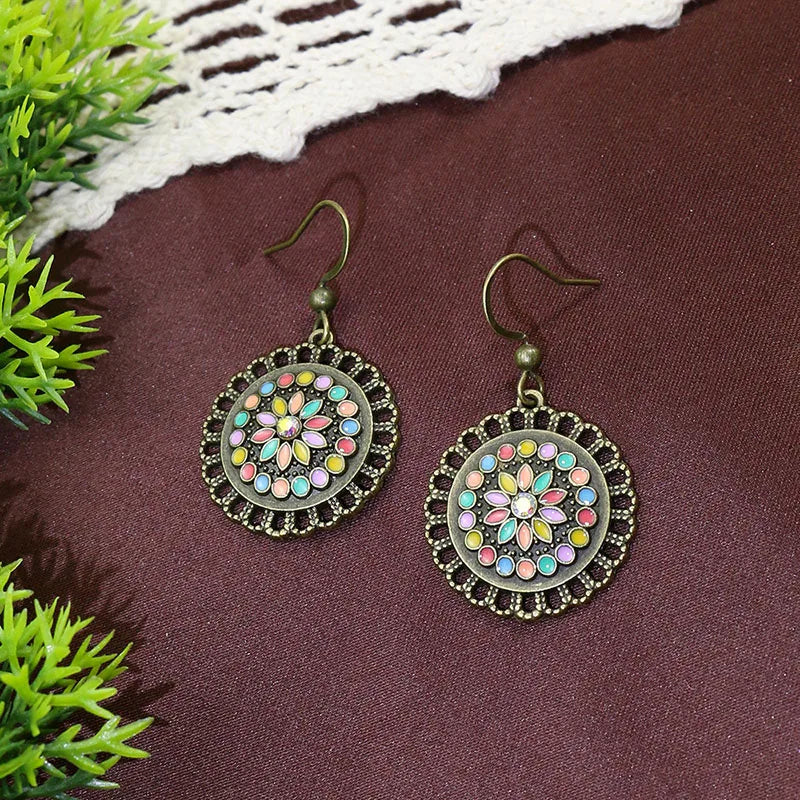 011 - Vintage Bohemian Fashion Drop Earrings