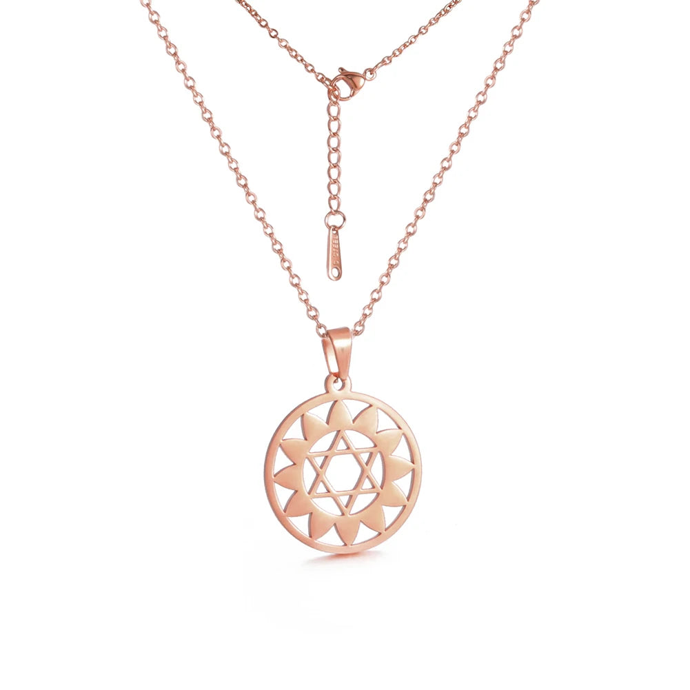 011 - Seven Chakras Symbol Pendant Necklace