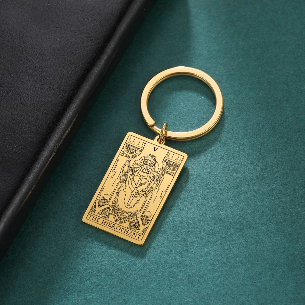 014 - Original Tarot Cards Major Arcana Keychain