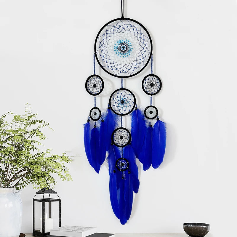 009 - Evil Eye Dreamcatcher Wall Hanging