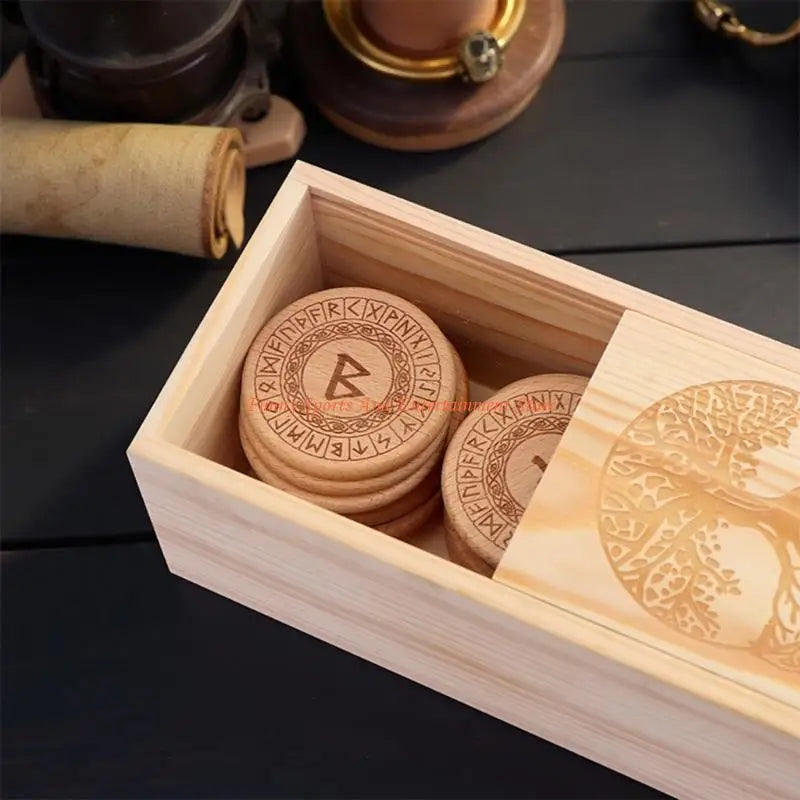 002 - Ancient Norse Runes 24pc Divination Set