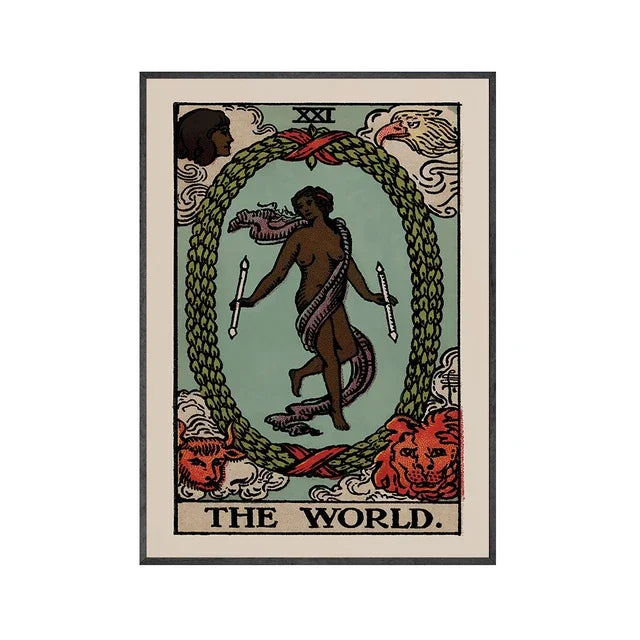 009 - Classic Tarot Canvas Print Wall Art