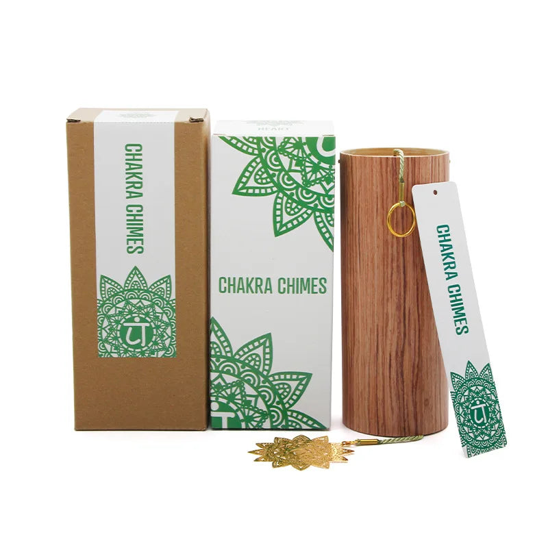 012 - 7 Chakras Bamboo Wind Chimes for Attracting Positive Energy