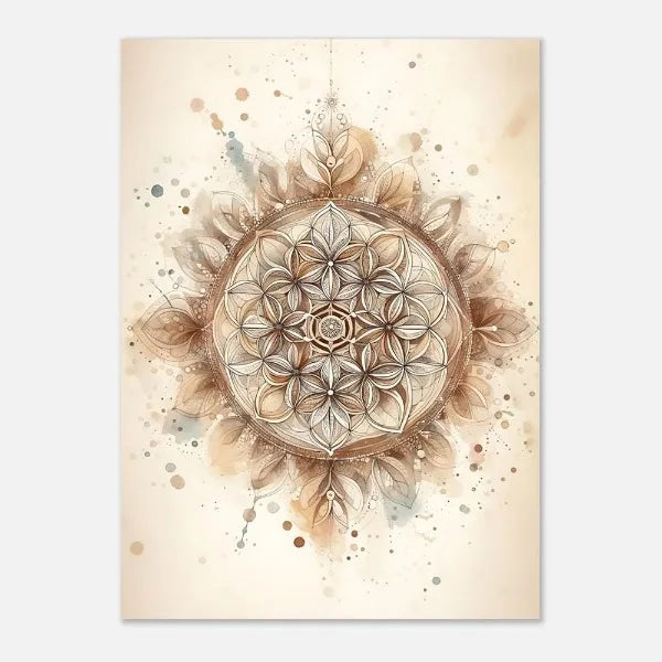 009 - Boho Sacred Geometry Canvas Print Wall Art