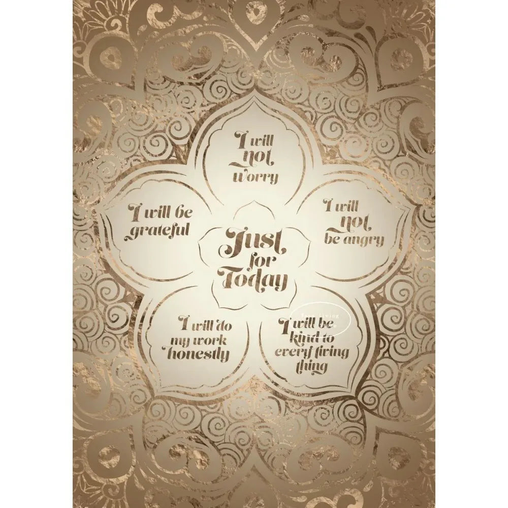 009 - Reiki Principles & Symbols Yoga Canvas Print Wall Art